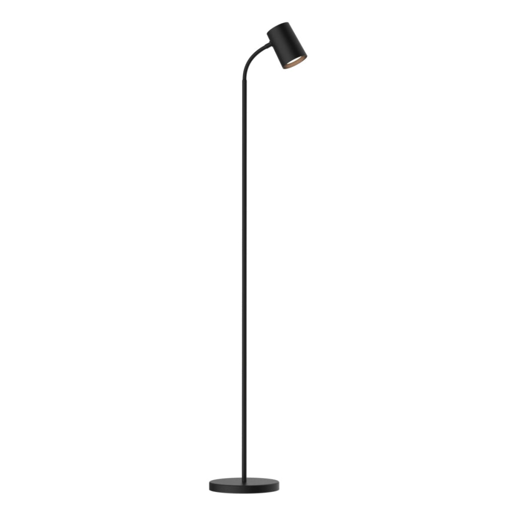 Lampada da terra Felix moderna nera spot GU10 1x9W Polux