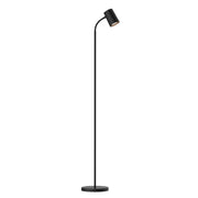 Lampada da terra Felix moderna nera spot GU10 1x9W Polux