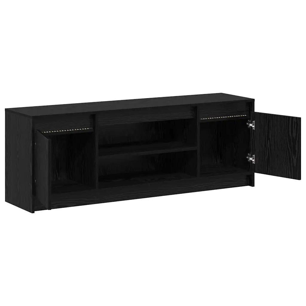 Unit¨¤ TV | Armadietto TV | Mobile Porta TV Nero 139,5 x 34 x 50 cm Legno multistrato