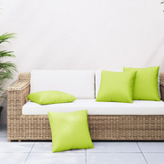 Cuscini per divano 4 pz Verde brillante 60x60 cm in Tessuto 377795
