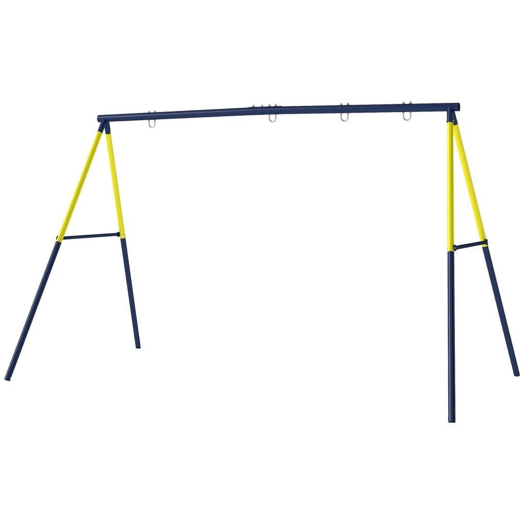Altalena da Giardino Metallo per Bambini 2 Posti ¨C Xylo ¨C Blu Carico 150kg