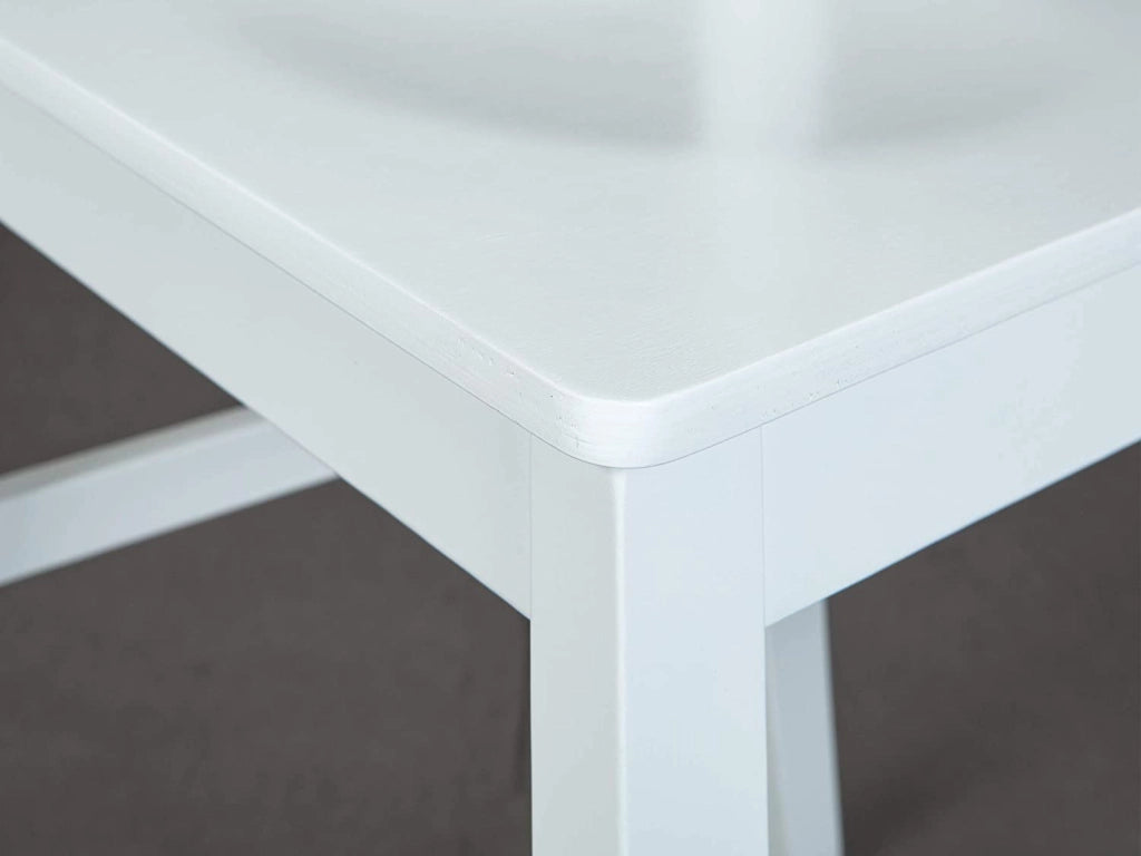 SET 2 SEDIE WESTERLAND 42,5x50x95H STRUTTURA IN FAGGIO MASSELLO FINITURA BIANCO