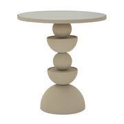 Tavolinetto Dune Con Specchio cm ø 45x49,5