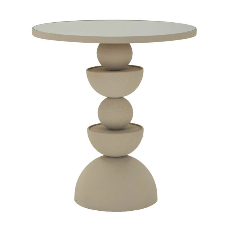 Tavolinetto Dune Con Specchio cm ø 45x49,5