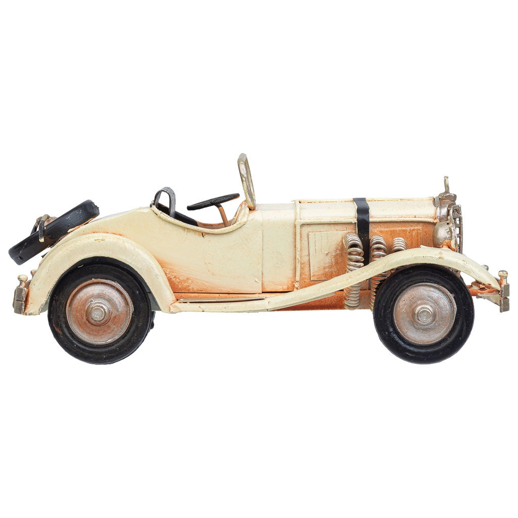 Auto in metallo marrone 16,5x7x6,5h