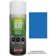 SMALTO SPRAY 100% ACRILICO FLUORESCENTE AREXONS - BLU ML 400- 6 pezzi