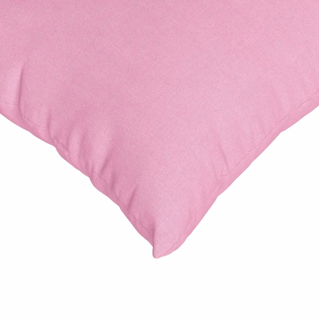 Cuscini da Divano 2 pz-Set di 2 Cuscini per Sofa Rosa 70 x 50 cm Tessuto