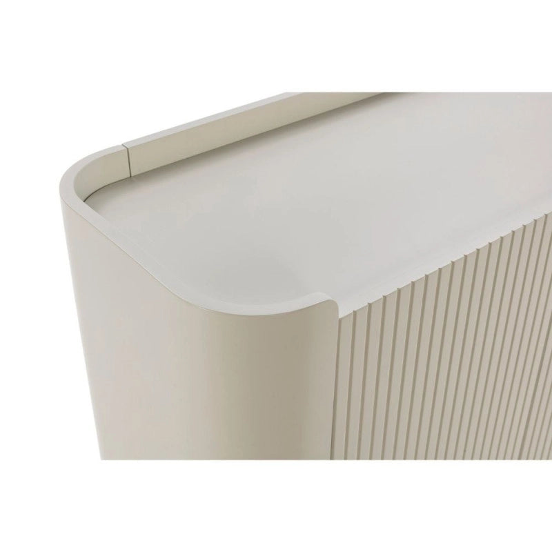 Credenza Willa18924 con 4 ante effetto cannettato colore crema