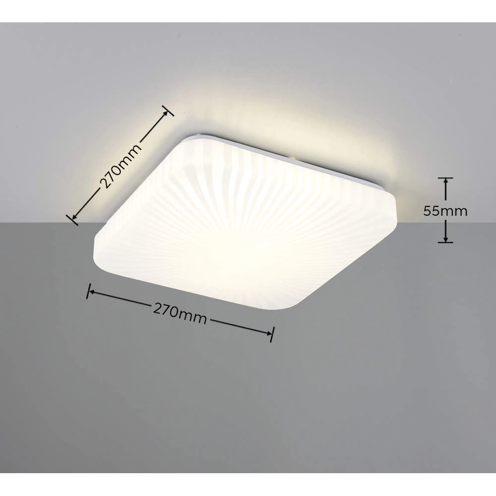 Mandria II Plafoniera LED Quadrata GD Trio
