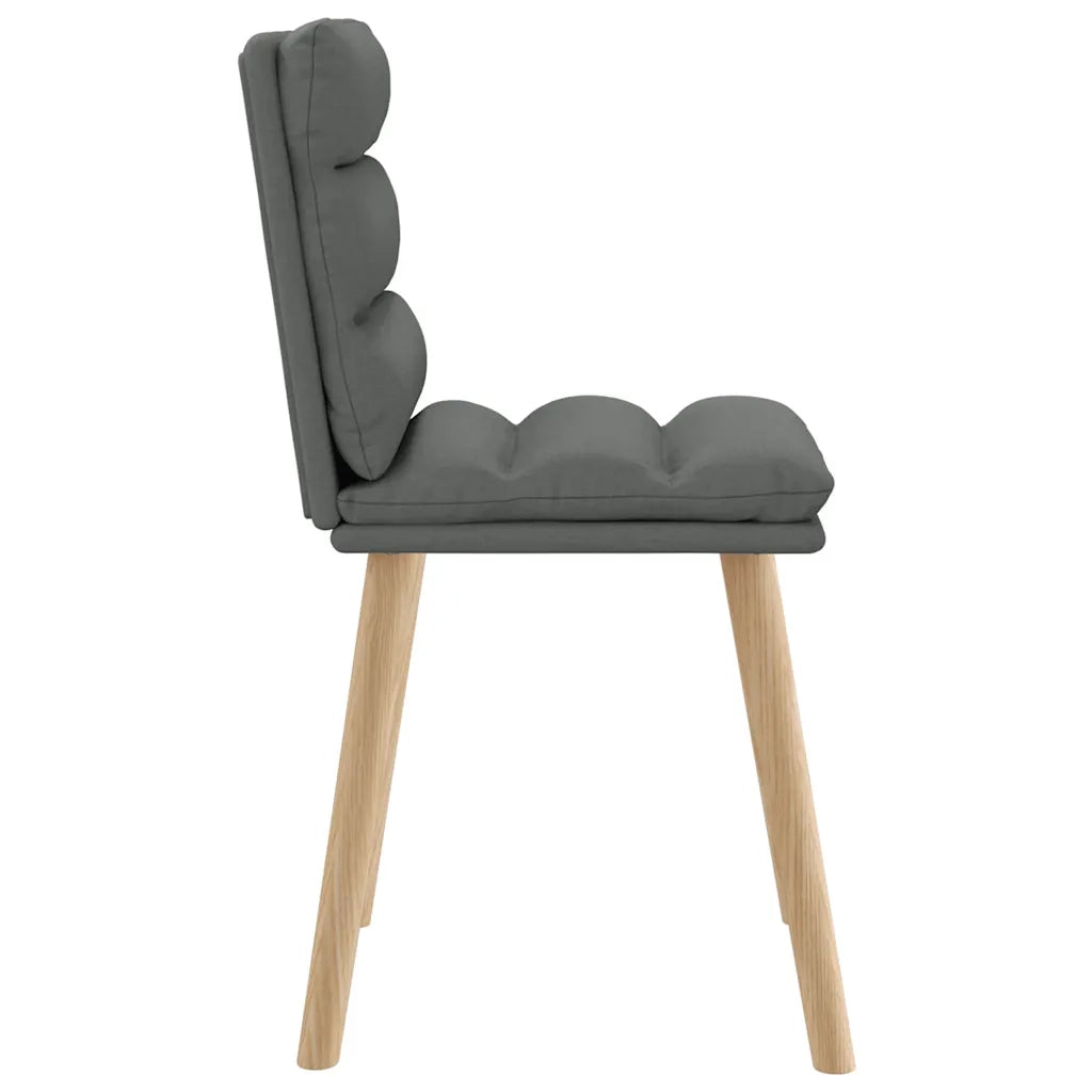 Sedie da Pranzo 6 pz Grigio Scuro in Tessuto 3315664