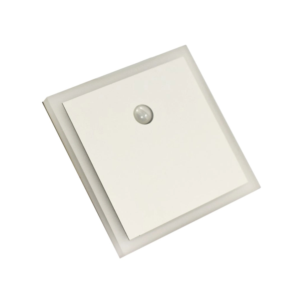 Luce scala LED quadrata bianca sensore 0,6W Eko-Light