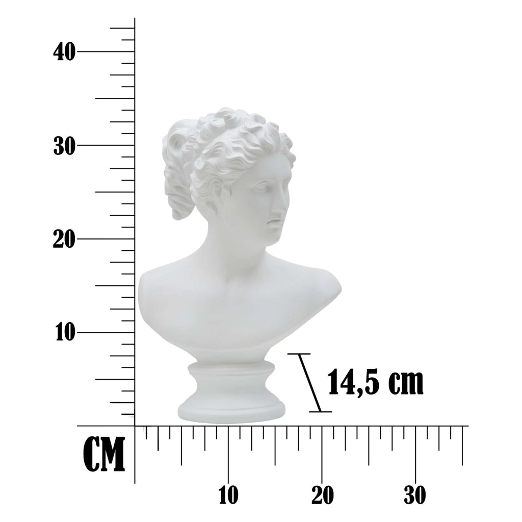 ElChal, Statua Scultura Classica, Bianco