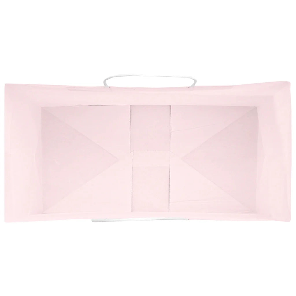 Sacchetti di Carta 50 pz con Manici Rosa 21x11x31 cm 4101658