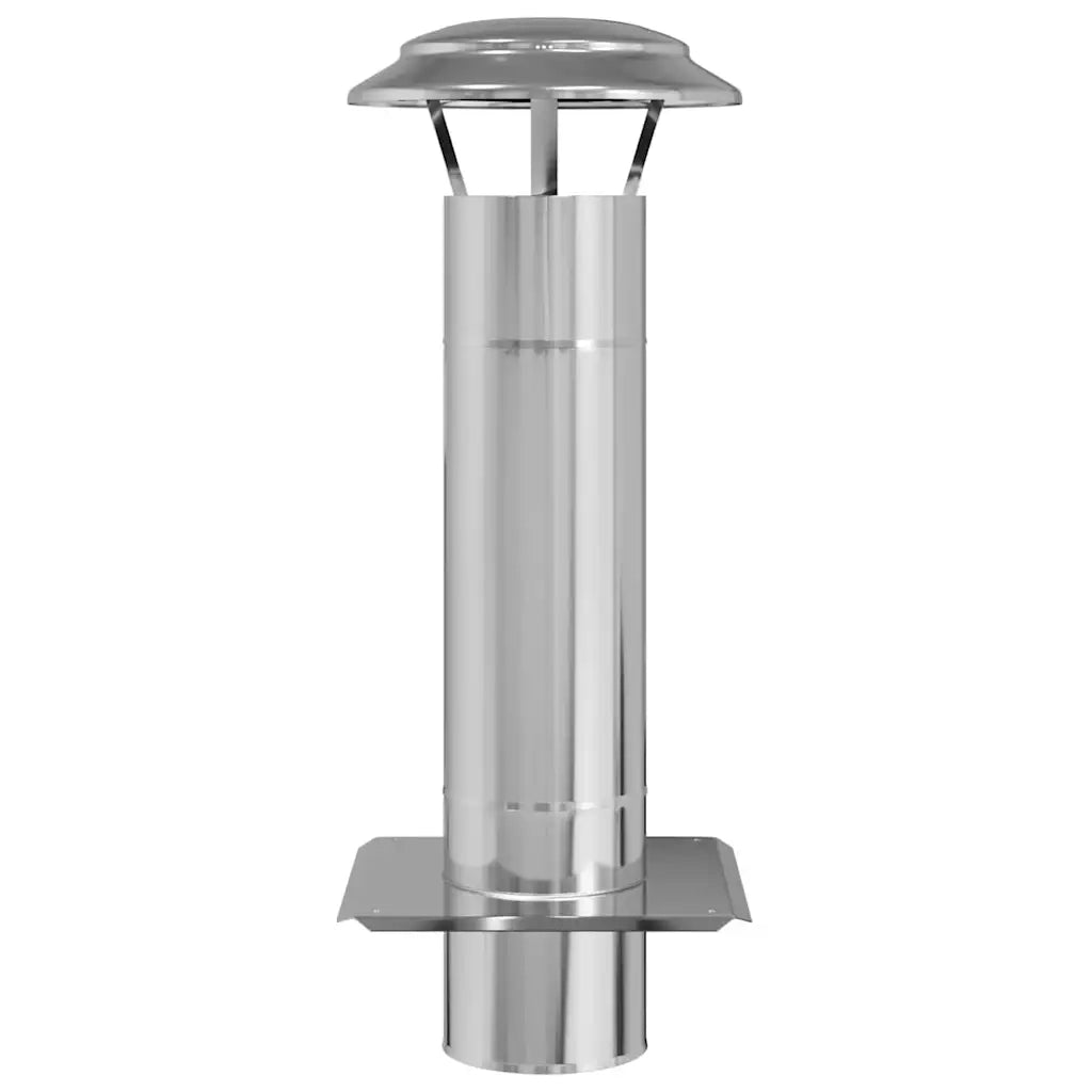 Estensione Camino Argento 25 x 25 x 65 cm Acciaio inossidabile 42008443