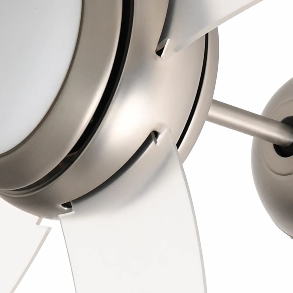 Ventilatore da soffitto con luce e telecomando Ø 110 cm 42035651