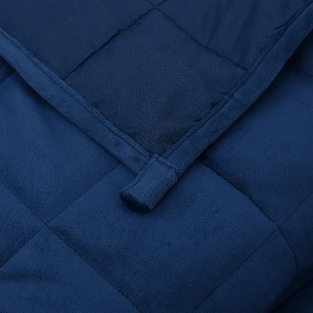 Coperta Ponderata Blu 122x183 cm 5 kg Tessuto