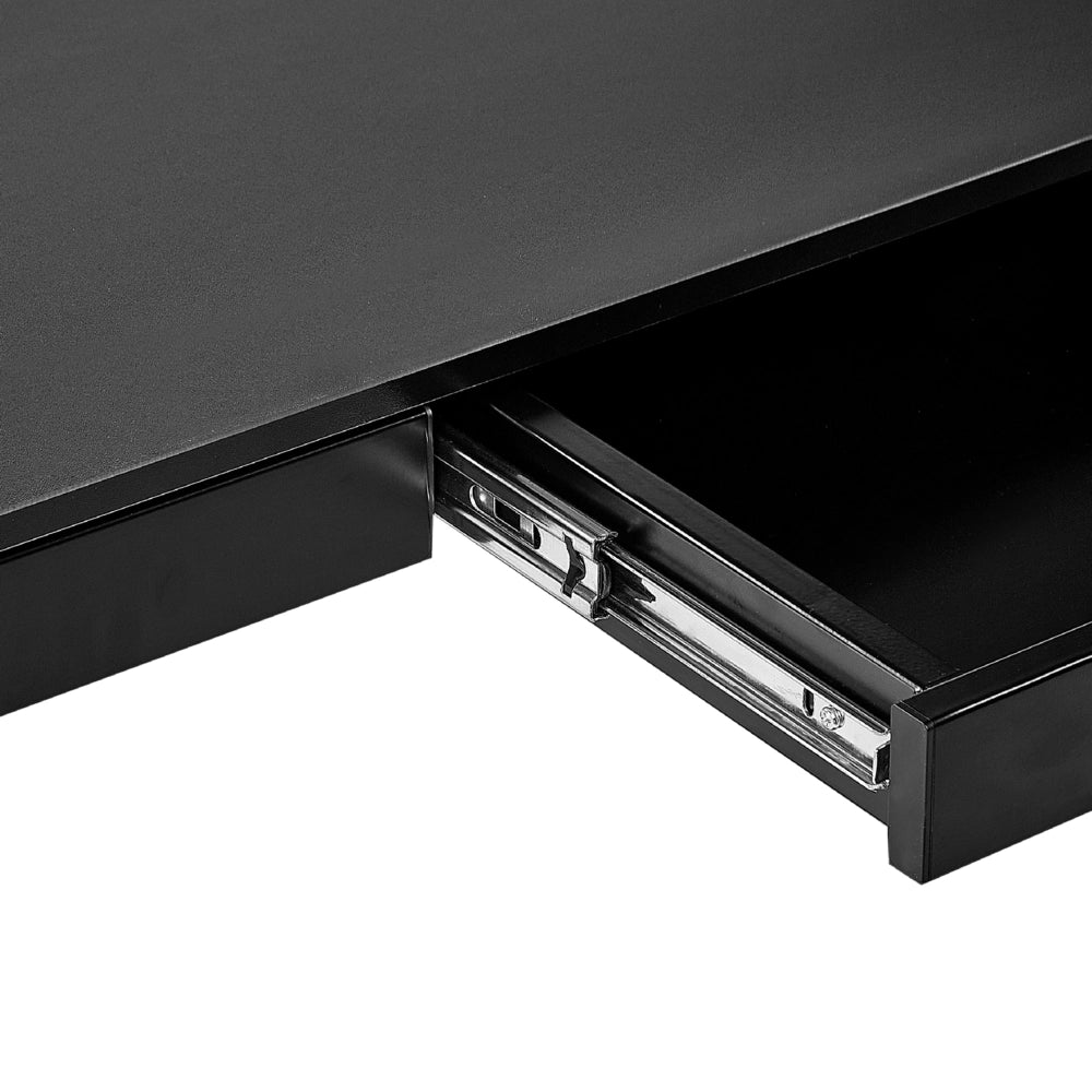 Scrivania elettrica ad altezza regolabile nero 120x60 cm ufficio studio lavoro