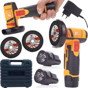 Mini Smerigliatrice 12V Rosfix Blue Bird MBB12V – Design Ergonomico, Batteria Lunga Durata | Ø 76 mm, 19500 giri/min