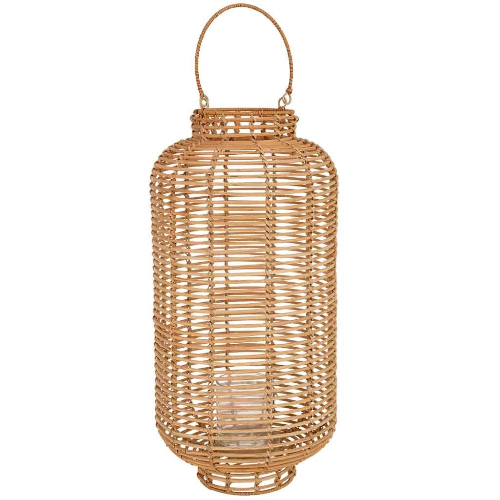 Lanterna in rattan marrone naturale D13/25xh50/64