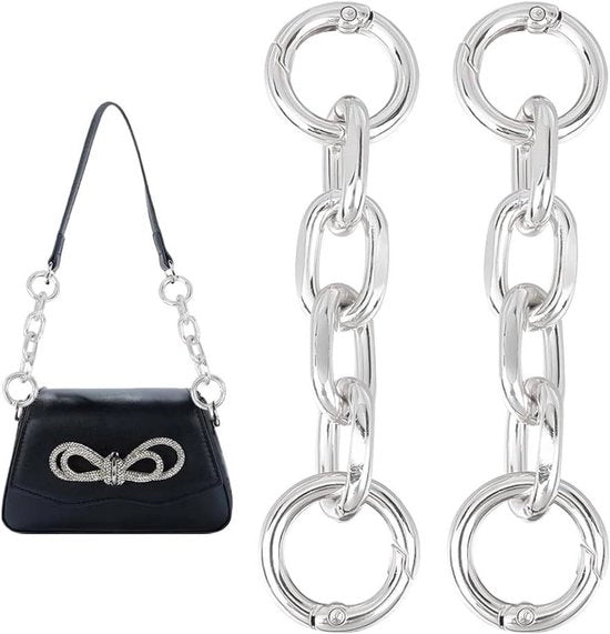 Estensione per Catena - Alluminio - Platino - Tasca Accessori
