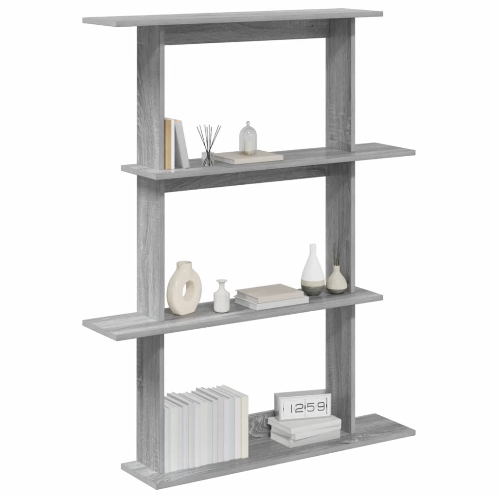 Scaffale da parete Sonoma grigio 100 x 20 x 126 cm 8012065