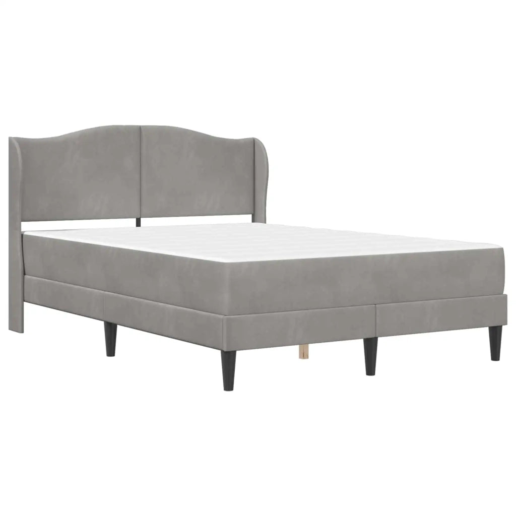 Struttura del letto Grigio Chiaro 120 x 200 cm Velluto 3415196