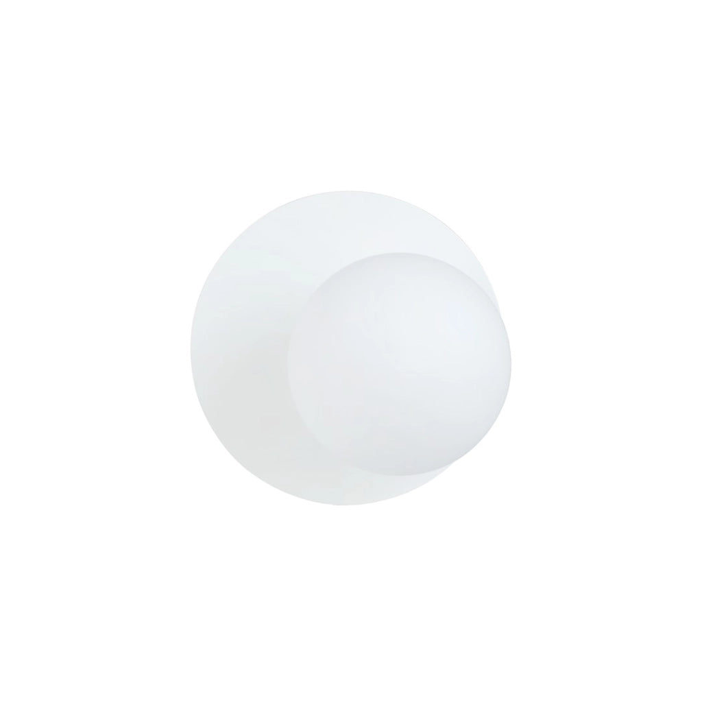 Applique da parete OSLO 1 luce bianco opale E14 Emibig