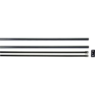 ASTE + COPERTURE ANTIPANIC IDEA BASE 94100205 ISEO - VERN NERE X PORTE H.MAX MM 2400 CF=PZ 6- 1 confezioni