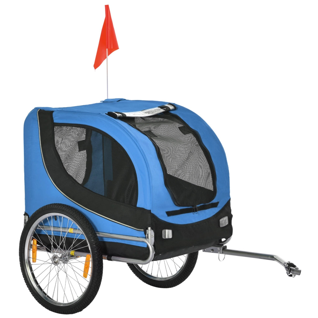Trasportino per Cani Bici ¨C zephmum ¨C Blu e Nero