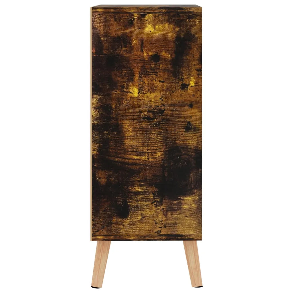 Credenza Rovere Fumo 60x30x72 cm in Legno Multistrato 326830