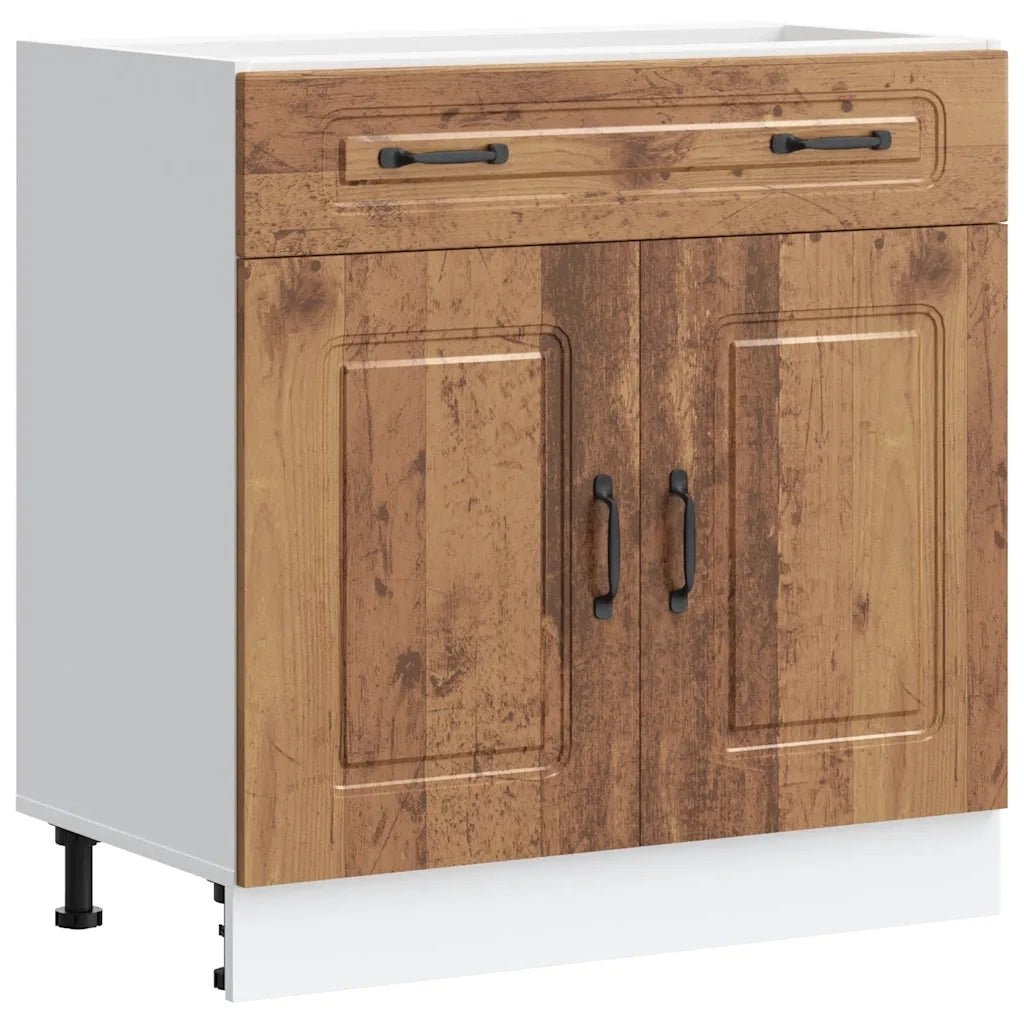 Base da Cucina-Mobile Base da Cucina Kalmar Legno Vecchio in Legno Multistrato 741858