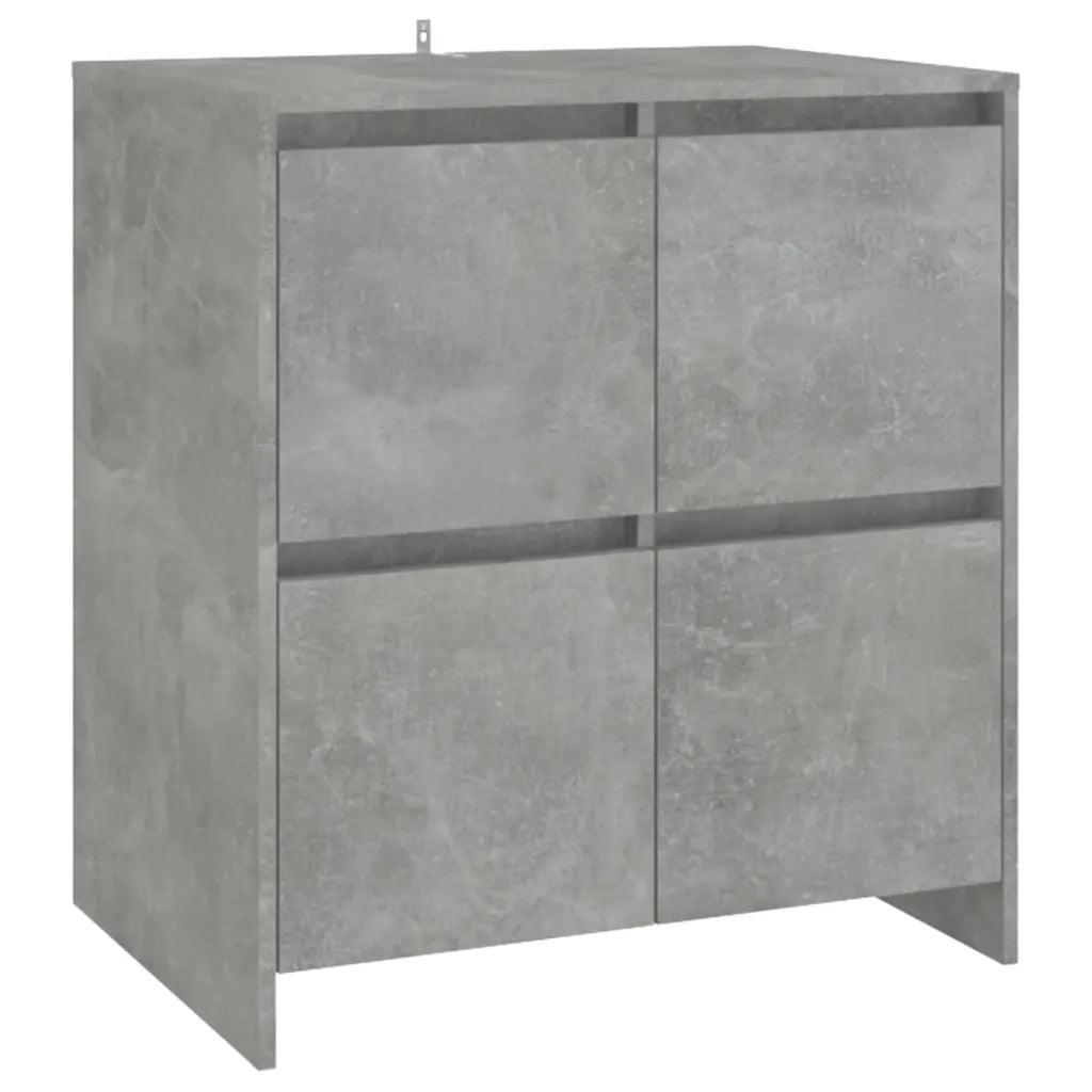 Credenza-Buffet-Armadio da cucina Grigio Cemento 70x41x75 cm in Truciolato 387428