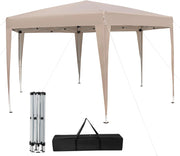 Gazebo Pop-Up Pieghevole 4 x 3,5 m, Gazebo da Giardino Impermeabile, Regolabile in Altezza, Tenda da Giardino con Borsa di Trasporto, per Campeggio e Feste