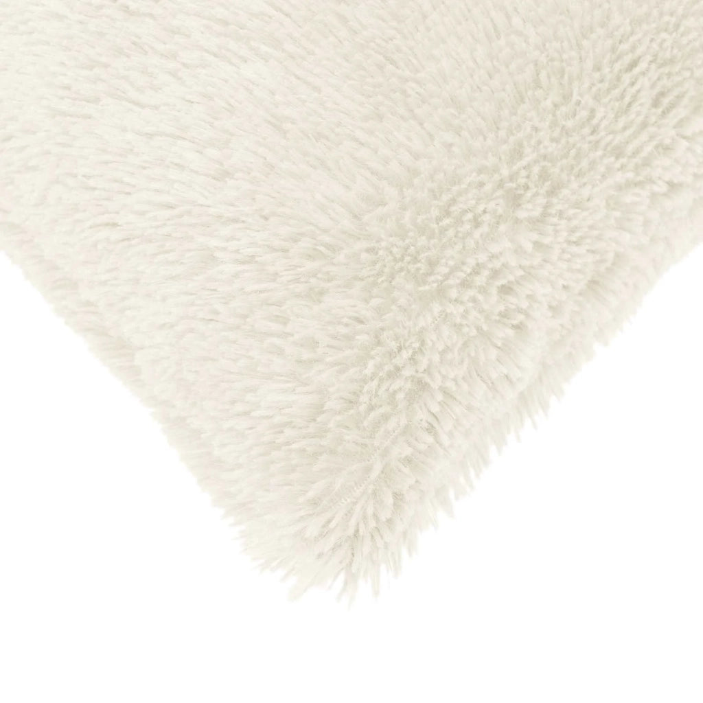 Cuscino con cuscino HEERLEN 2 pz Bianco Fleece PV 927482