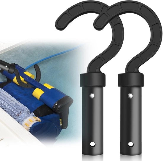 Accessori per pulitori automatici di piscine 2 pezzi - Materiale: plastica - Sostituti per haken di piscina - Resistenti alle abrasioni - Adatti per paline telescopiche - Haken per piscina