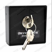 SELETTORE START CON CHIAVE E CILINDRO ALLUMINIO COMPATIBILE CON RIB 198/1 NERO
