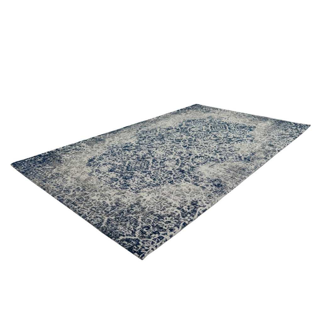 Tappeto River 130 Grey Multi in Cotone Jacquard 120x170 cm