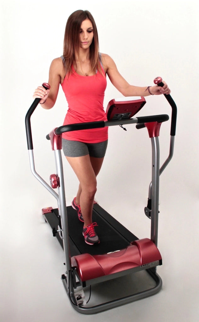 Tapis roulant magnetico con braccio 2-in-1 - O'Fitness - Casa/Appartamento - Contatore a 5 funzioni
