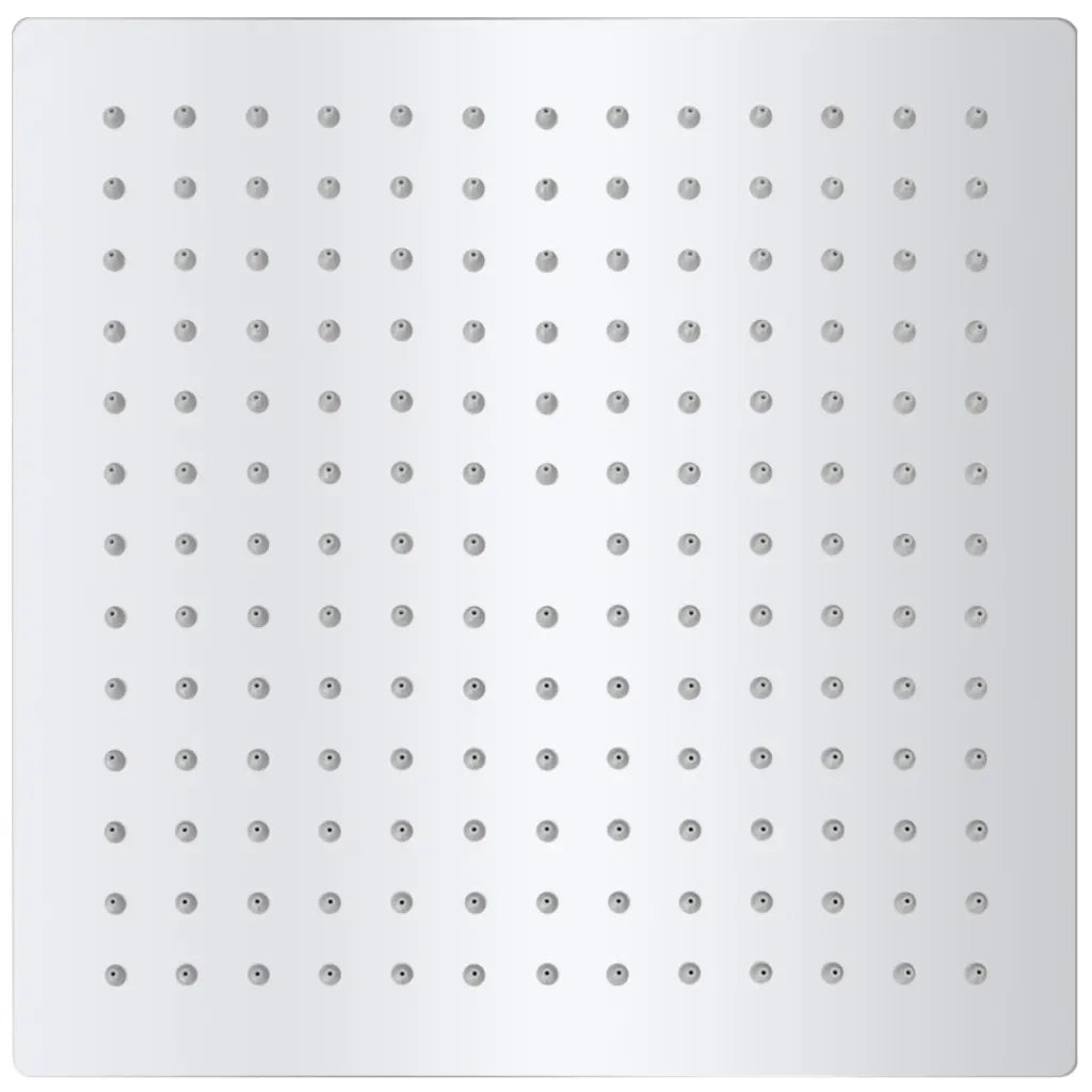 Testa Doccia a Pioggia in Acciaio Inossidabile 25x25cm Quadrata CFW9566363