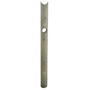 Pali in legno impregnato con foro e incavo 10 pezzi diametro 12 cm lunghezza 150 cm per recinzioni - Esterni da Vivere