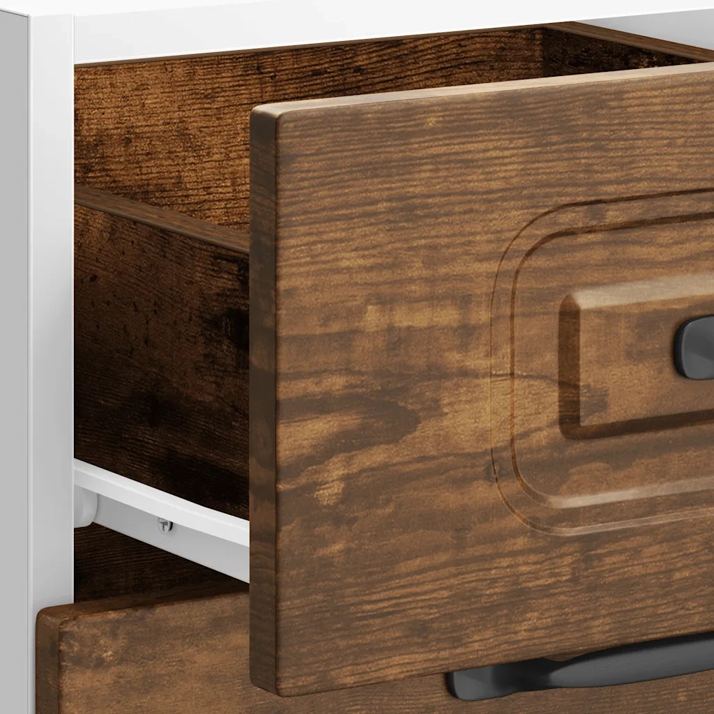 Pensile da cucina | Base da Cucina Kalmar Rovere Fumo in Legno Multistrato