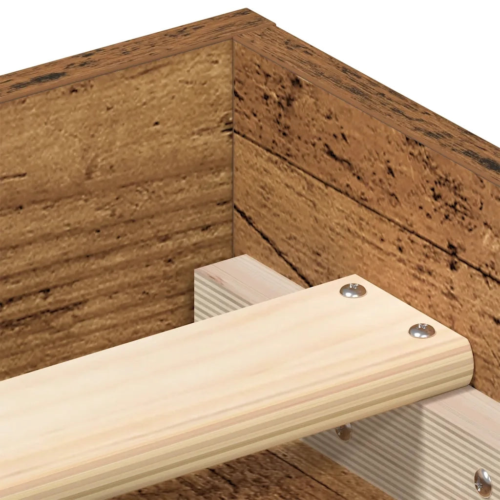 Giroletto senza Materasso Legno Antico 150x200cm in Truciolato 3329312