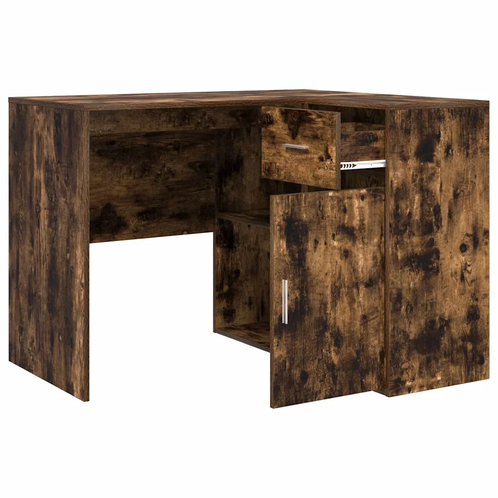 Scrivania ad angolo con cassetto Rovere fumé 102 x 88 x 75 cm 3337277