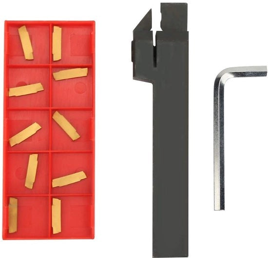 Set di Trapani a Mano 100mm in Acciaio Inox - Supporto per Trapano - Barra di Trapano - 10 Pezzi di Ricambio - Chiave - Alta Resistenza al Carico - Trapano Manuale