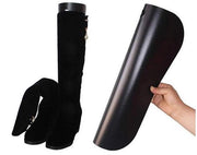 Sostegno per Stivali 2 Pezzi - Nero PVC - Supporto Automatico - Progettazione Lunga - Adatto per Stivali - 24/27/35/40 cm Lunghezza - Supporto per Stivali