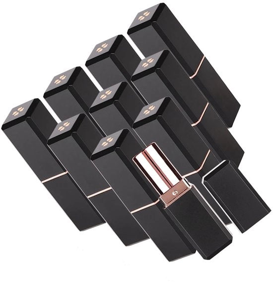 Tubette per Lipstick 10 pezzi - Materiale ABS Sostenibile - Adatto per DIY - Tubette di Ricambio - 12.1MM Forma Compatibile - Utile per Casa/Salotto - Contenitori per Lipstick