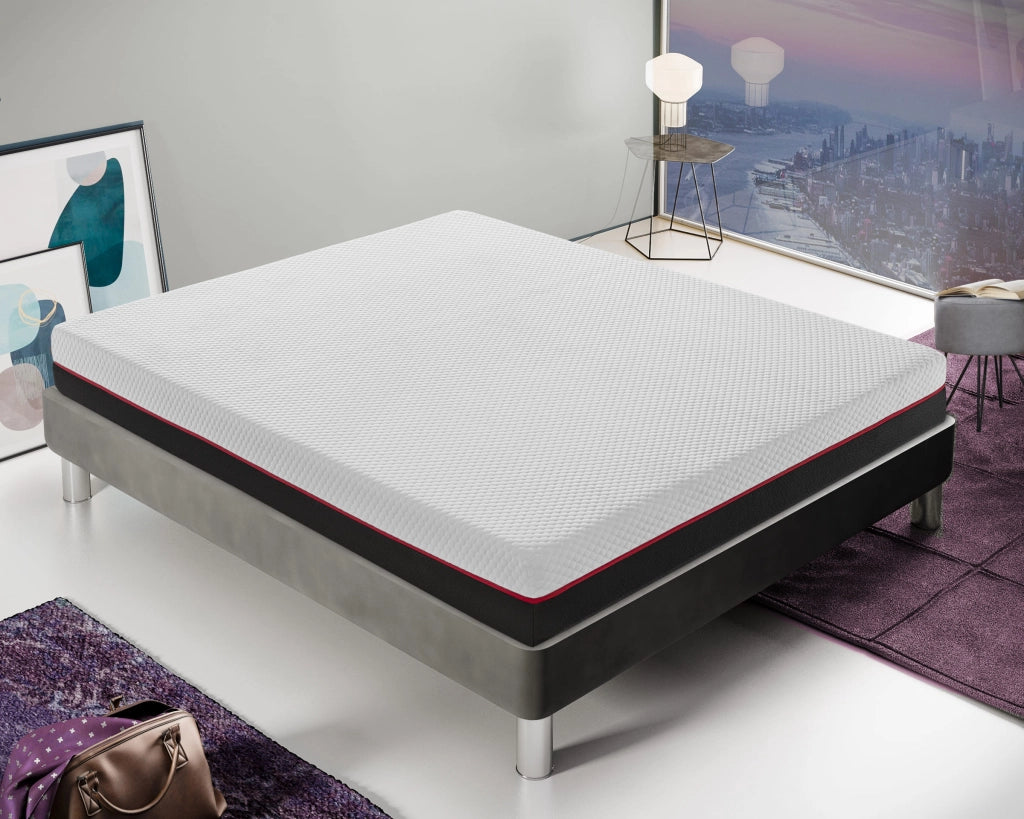 Materasso Matrimoniale 160x190 in Memory Foam Alto 20 cm  2 strati, sfoderabile