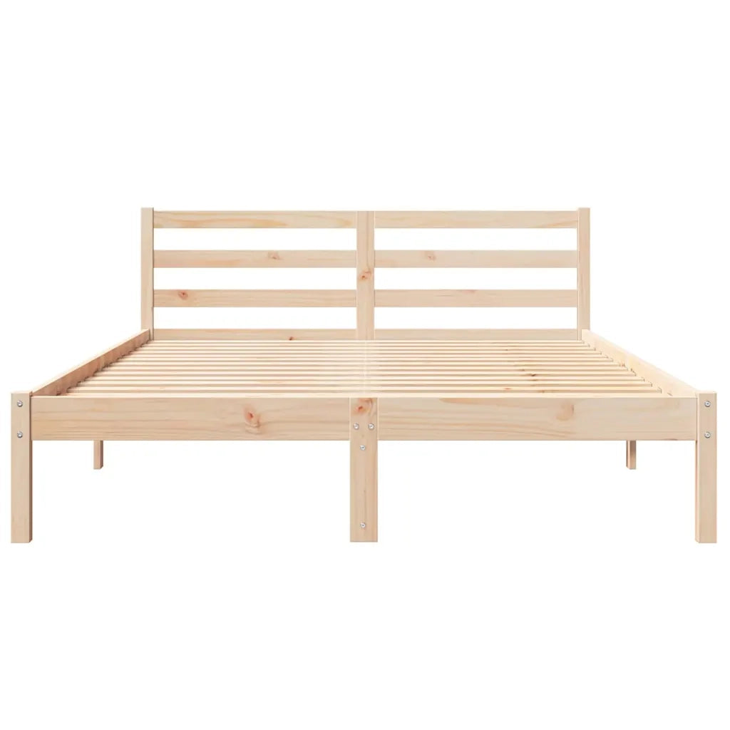 Letto matrimoniale | Letto per adulti | Struttura del letto Marrone 225,5 x 165,5 x 69,5 cm