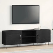 Set mobile TV Rovere Nero 150 x 30 x 50 cm Legno multistrato 862961