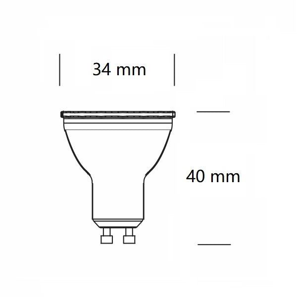 GU4 MR11 LAMPADINA FARETTO A LED 12V AC/DC 2,3W LUCE CALDA 2700K BOT LIGHTING
